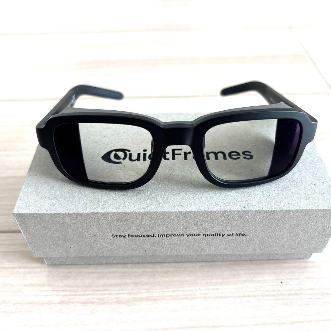 メガネ・老眼鏡 QuietFrames Silent Black