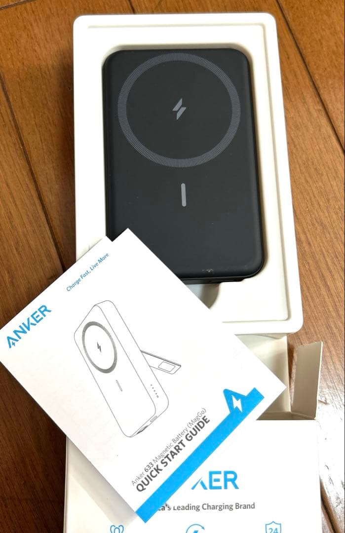 【新品未使用】Anker モバイル充電器 MagGo ブラック