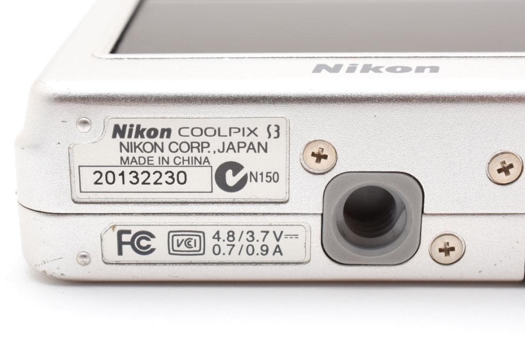 【美品】Nikon COOLPIX S3 シルバー　動作確認済
