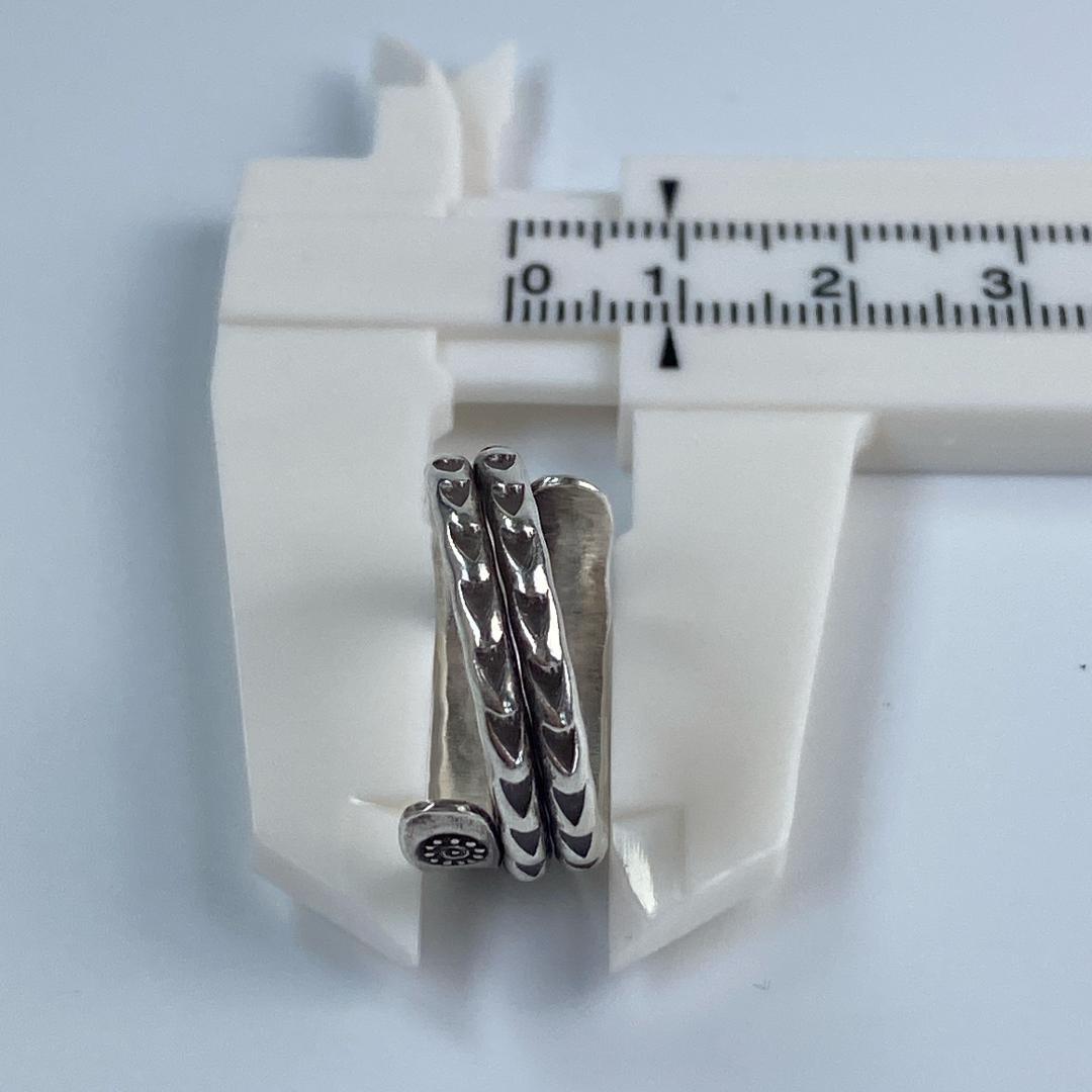 【17号】カレンシルバー　リング　メンズ　レディース　新品未使用　刻印