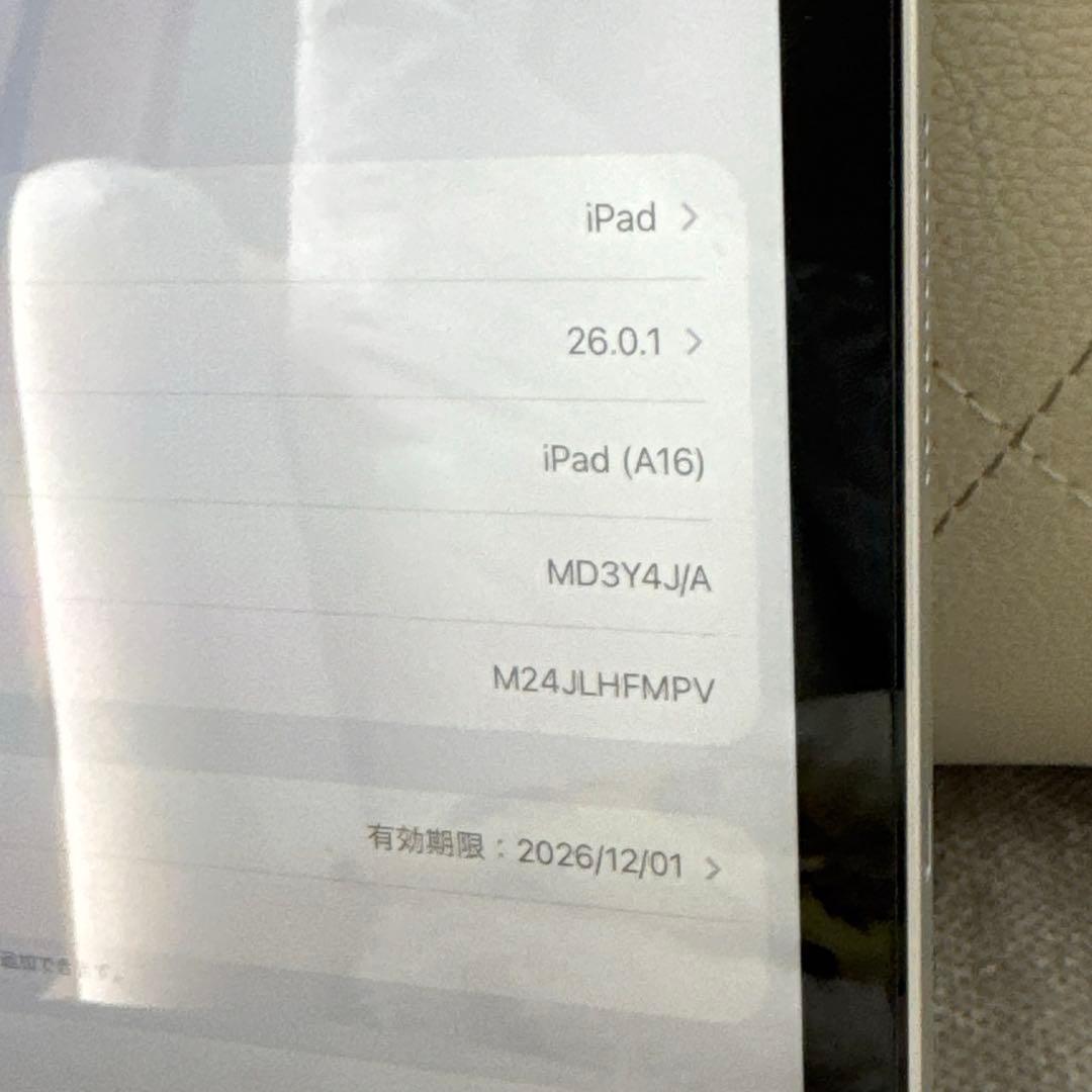 Apple iPad (A16) シルバー 本体