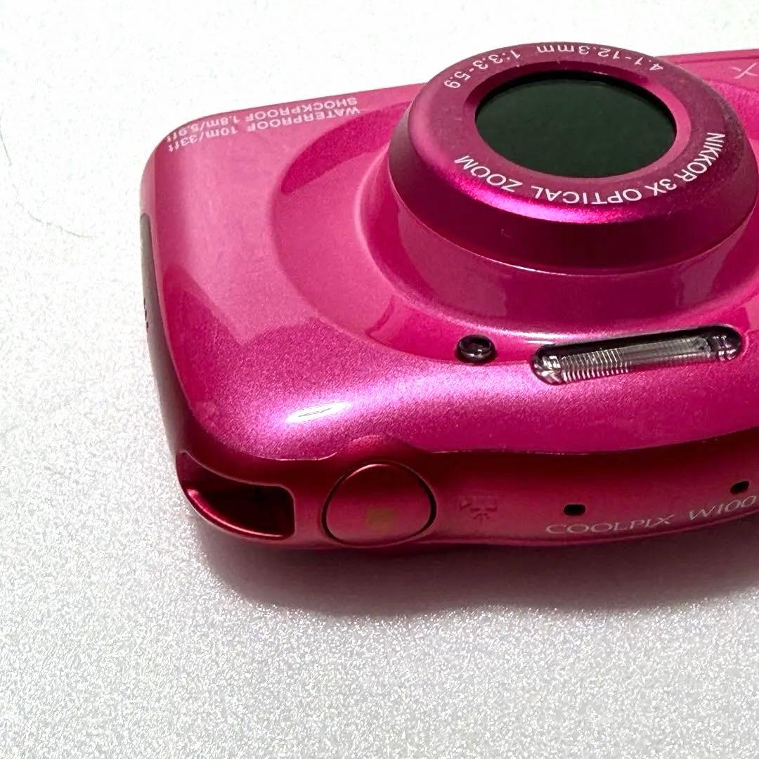 Nikonニコン COOLPIX W100 ピンク 防水 デジタル カメラ