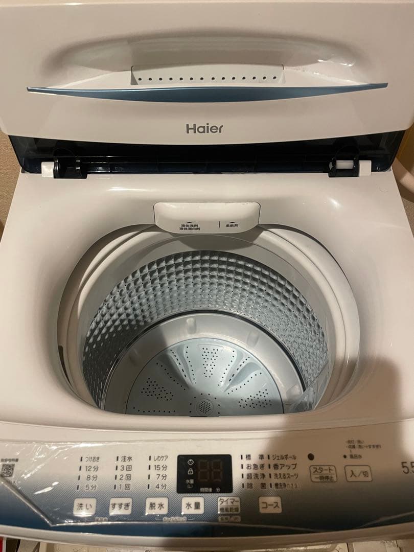 最終値下げ 2023年製　Haier JW-U55LK 縦型洗濯機 5.5kg