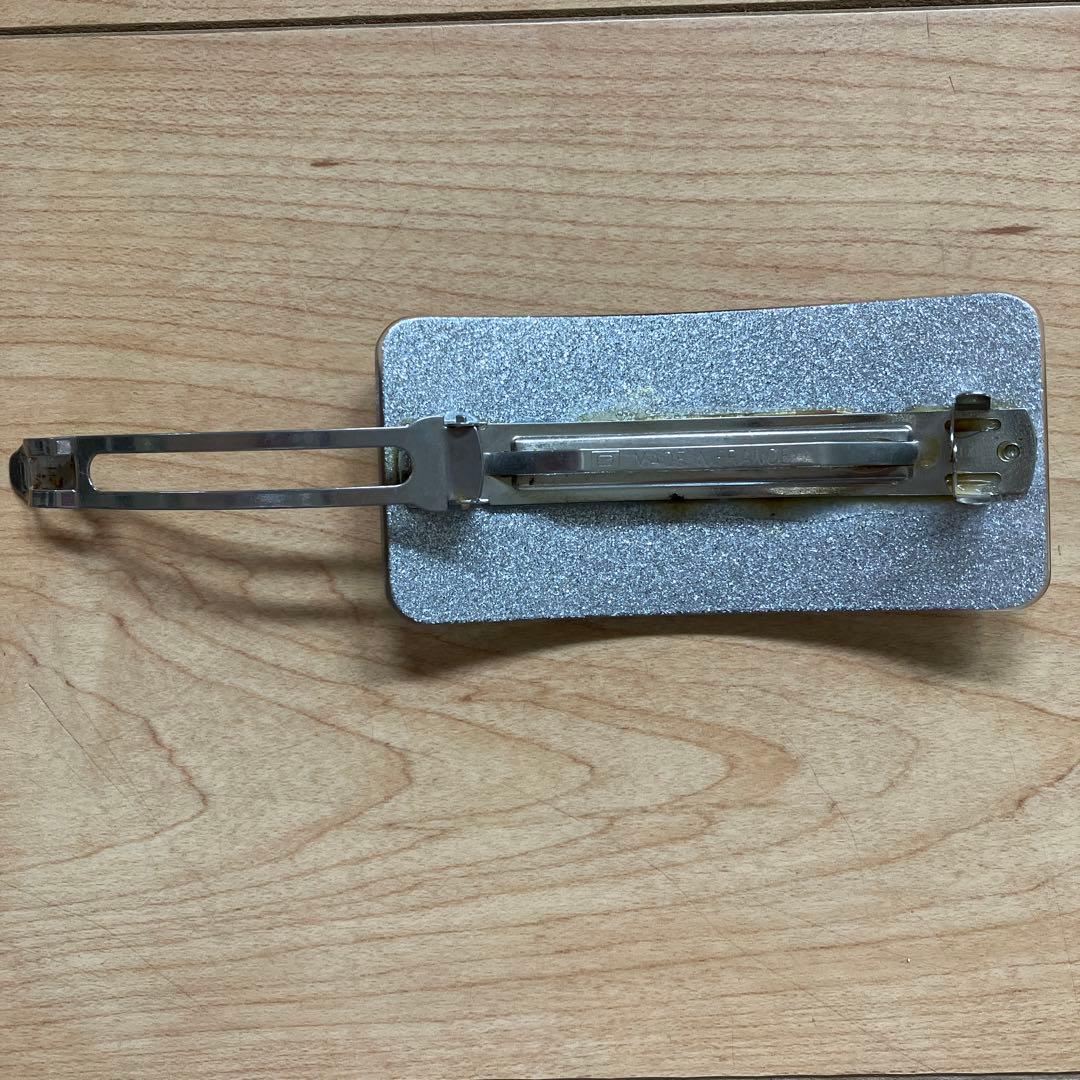 CHANEL アクセサリー　バレッタ　水色ラメ