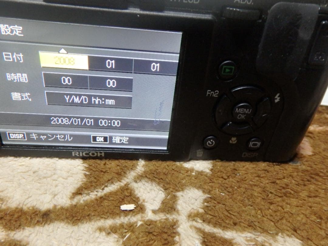 動作品 RICOH GX200 デジタルカメラ 液晶少し難