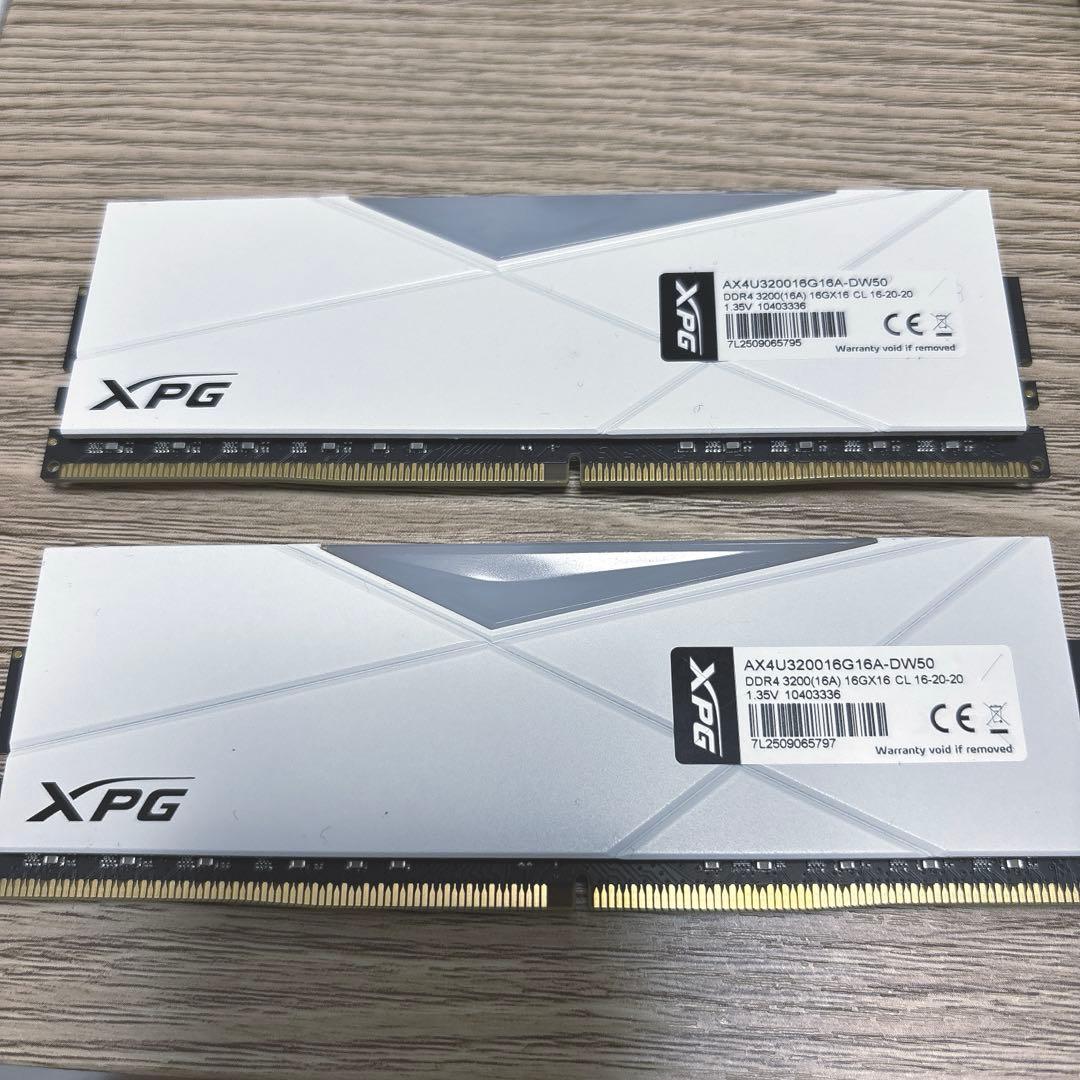 【動作確認済】XPG DDR4 3200 32GB(16GB×2)