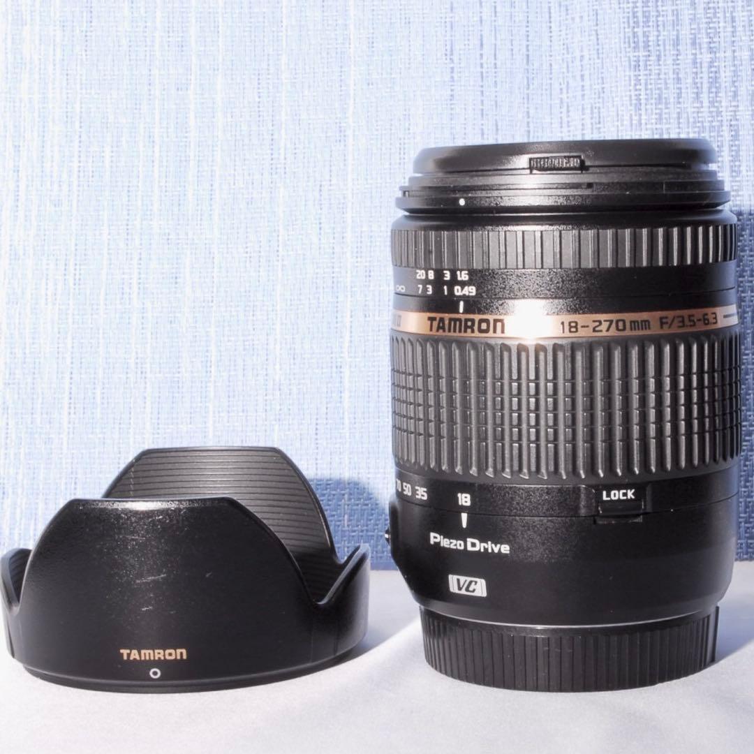 ✨手ブレ補正✨タムロン 18-270mm Canon用❤️一本で旅行も運動会OK