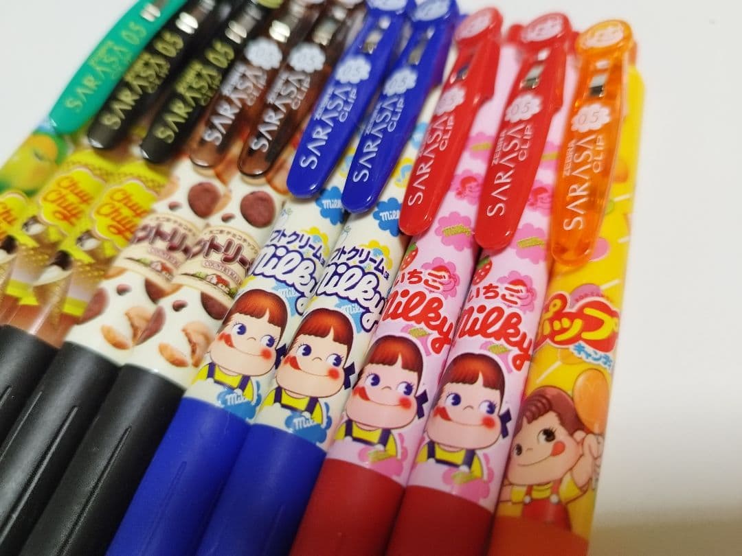 SARASA サラサクリップ ペコちゃん・チュッパチャプス