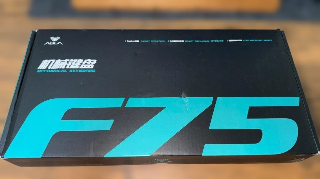 [極美品] AULA F75メカニカルキーボード　シーダーグリーン色