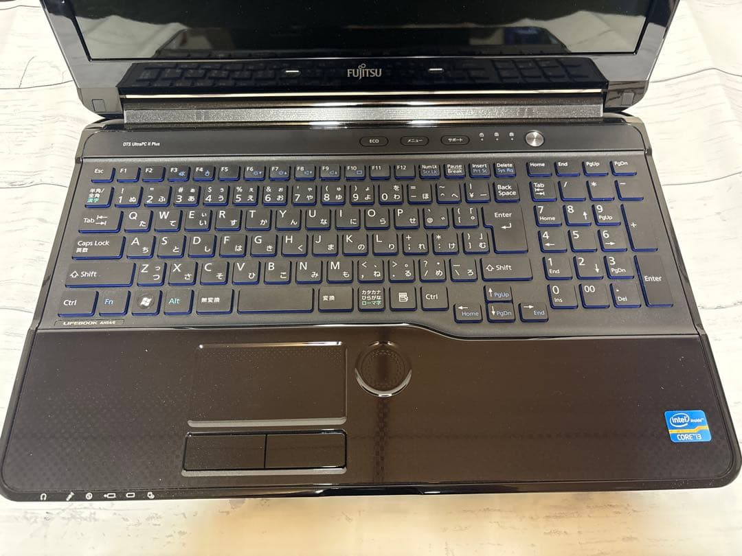 Fujitsu ノートPC ブラック SSD