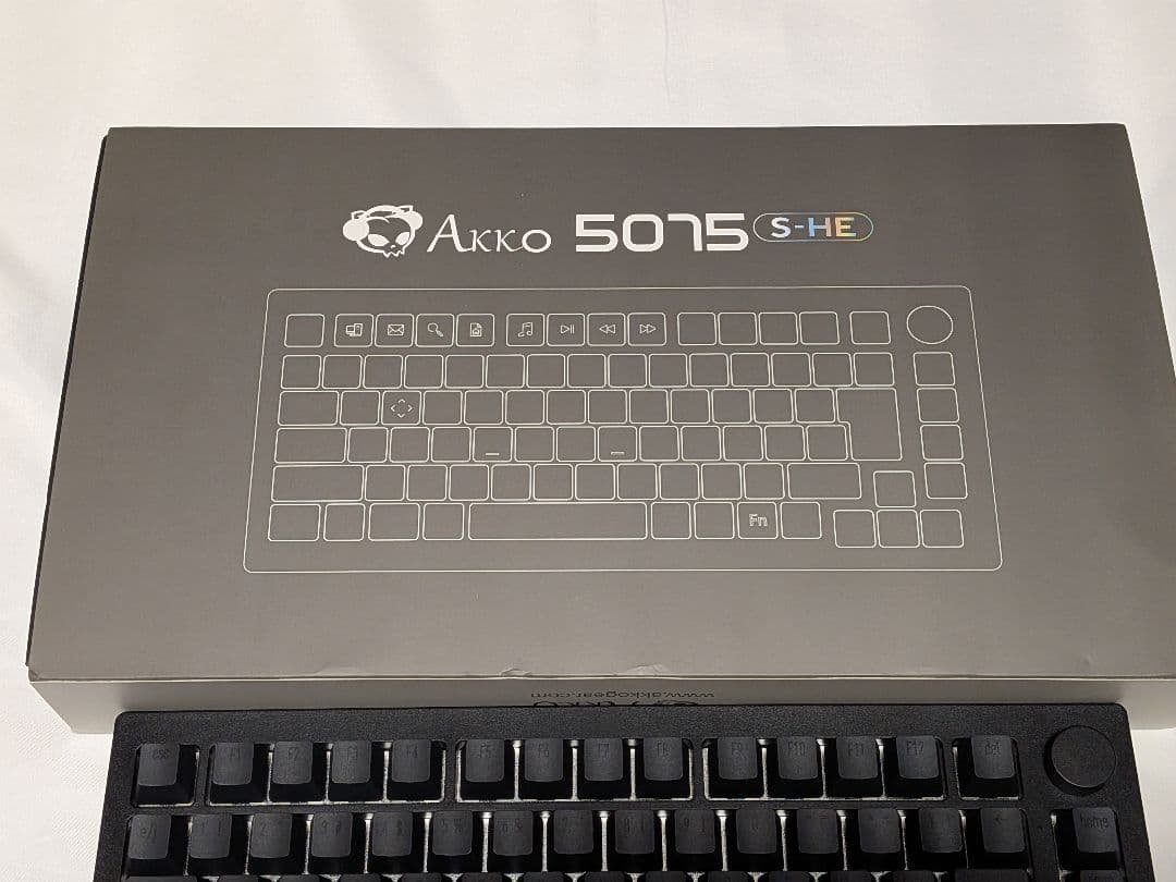 Akko 5075S HE Wired Dark Night キーボード本体