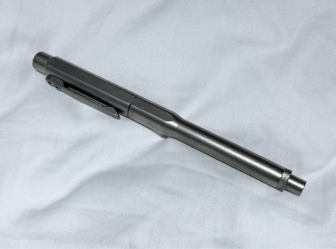 キャップ式 シャープペンシル 0.5mm チタン製
