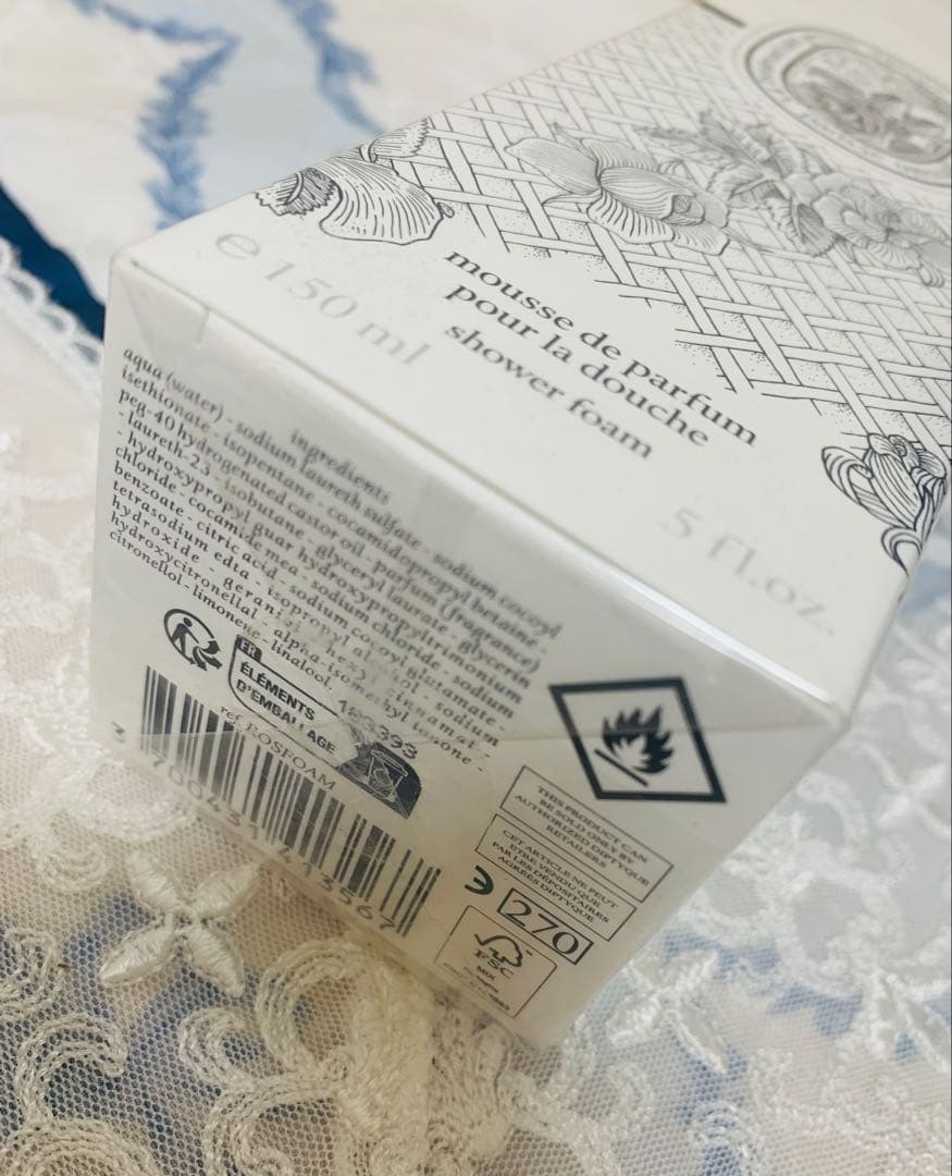 新品未開封 diptyque eau Rose シャワーフォーム 150ml
