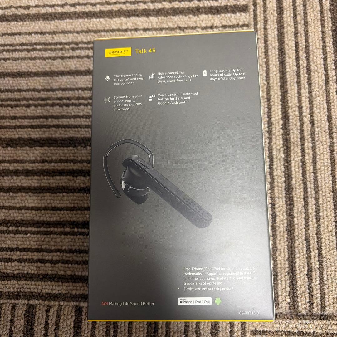 Jabra Talk 45 ワイヤレスヘッドセット　ブラック