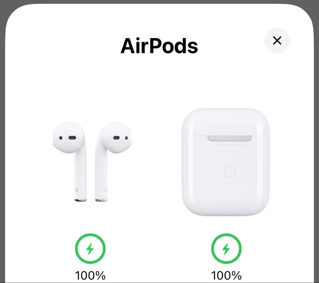 AirPods 本体 ホワイト 充電ケース付き
