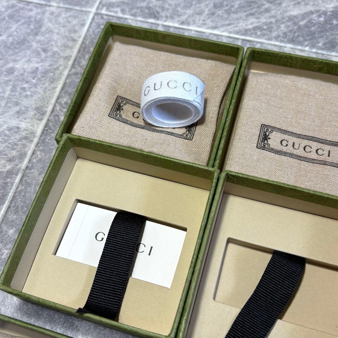⭐︎GUCCI⭐︎ グッチ　アクセサリー　箱　セット　まとめ売り　グリーン　6個