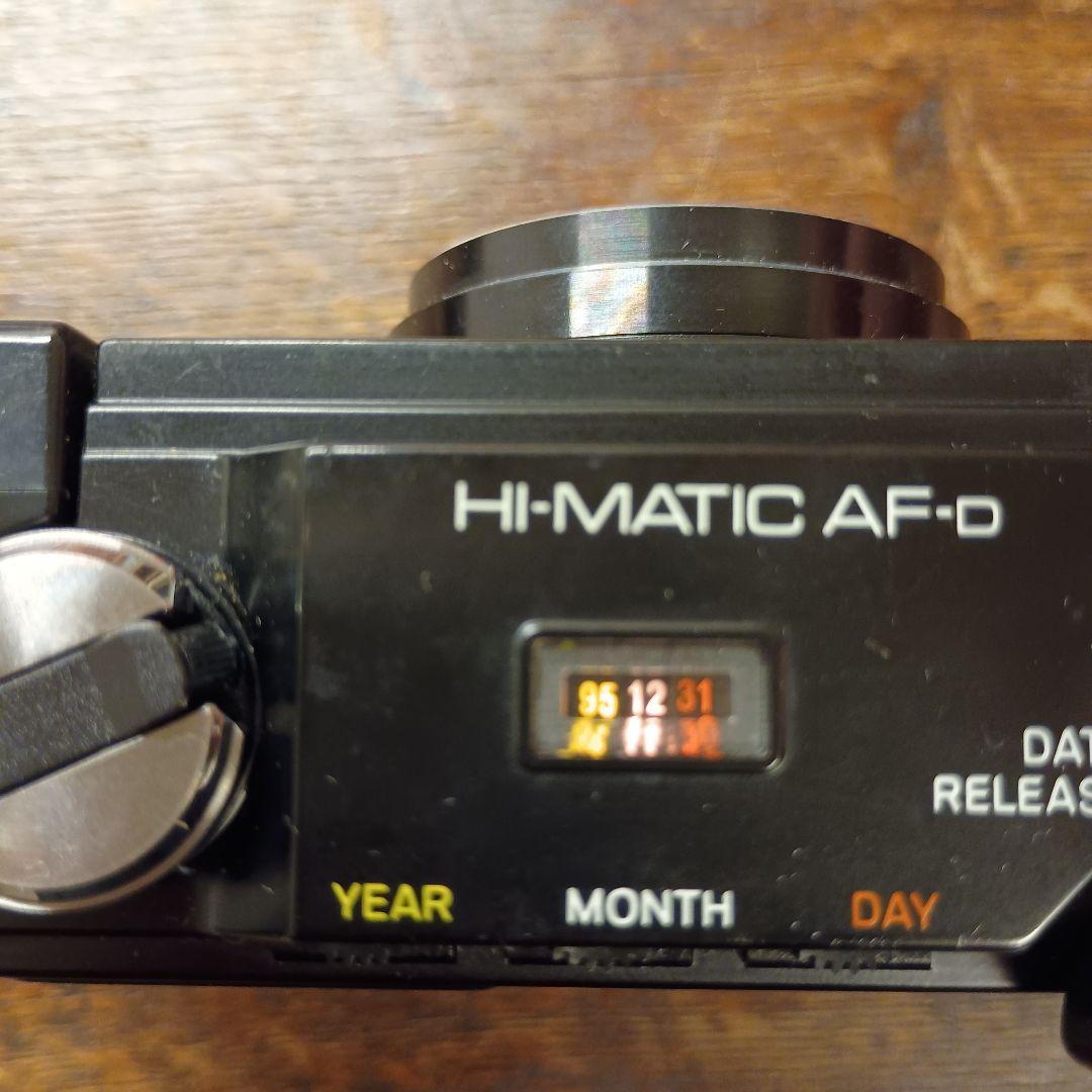 MINOLTA HI-MATIC AF-D 銘玉38mm F2.8　動作確認