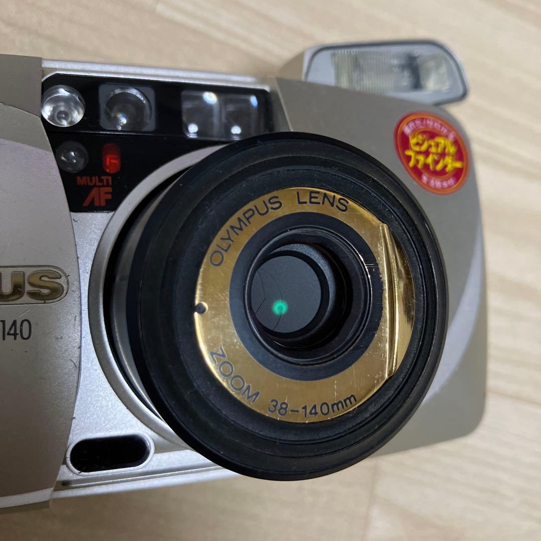 OLYMPUS μ[mju] ZOOM 140 VF【通電のみ確認の為ジャンク】