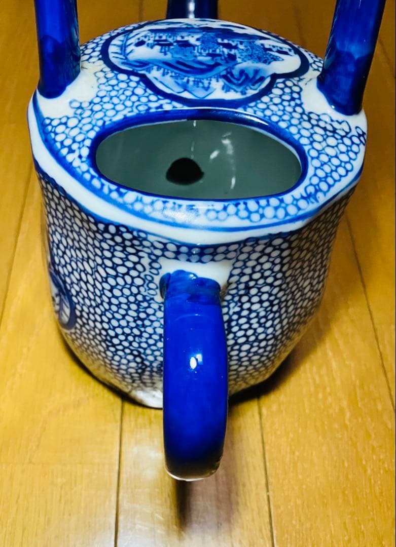 じょうろ花瓶　陶器　インテリア　アンティーク　昭和レトロ