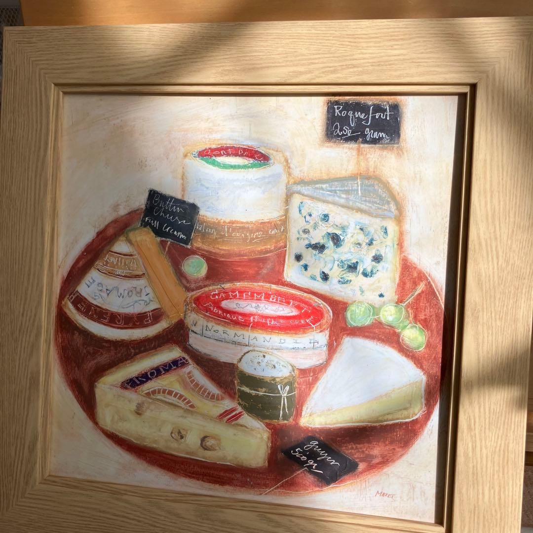 インテリア 絵画 静物画　ナチュラルウッドフレーム 絵画