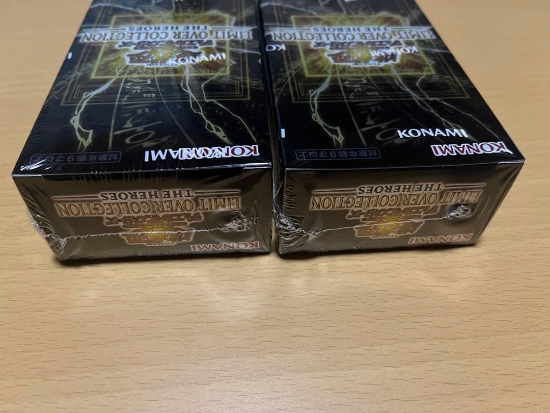 遊戯王リミットオーバーコレクションヒーローズ未開封シュリンク付き2BOX