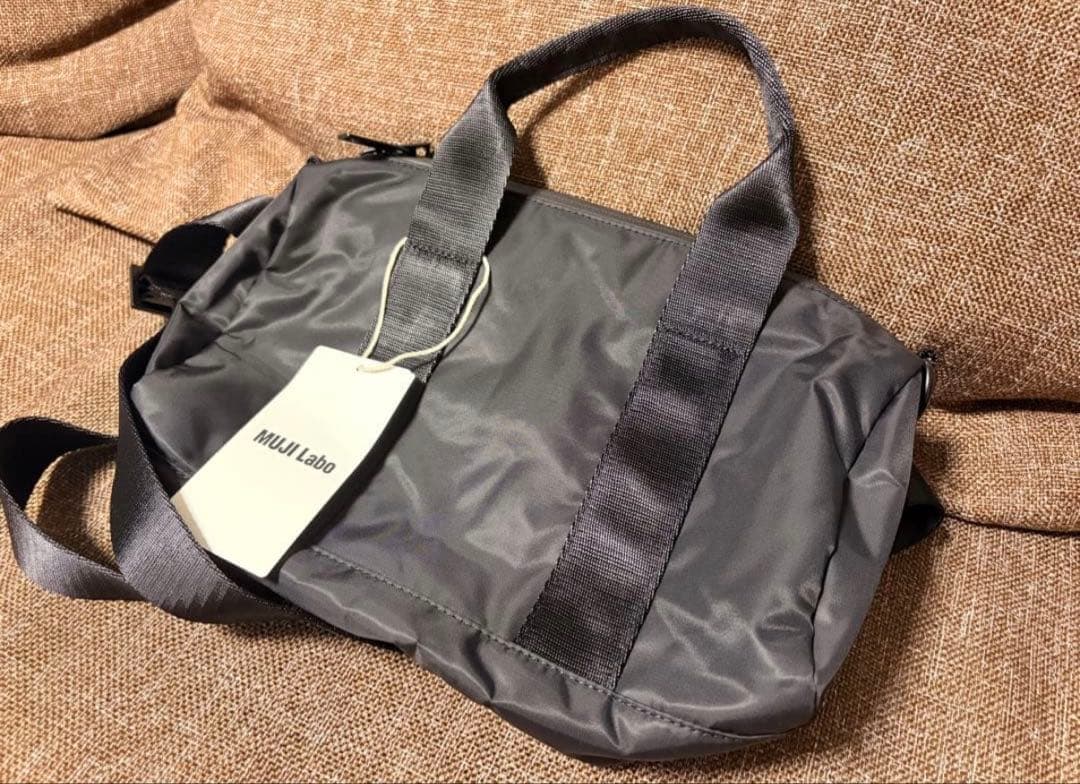 【MUJI Labo】新品 希少 再生ナイロンミニボストンバッグ UNIQLO