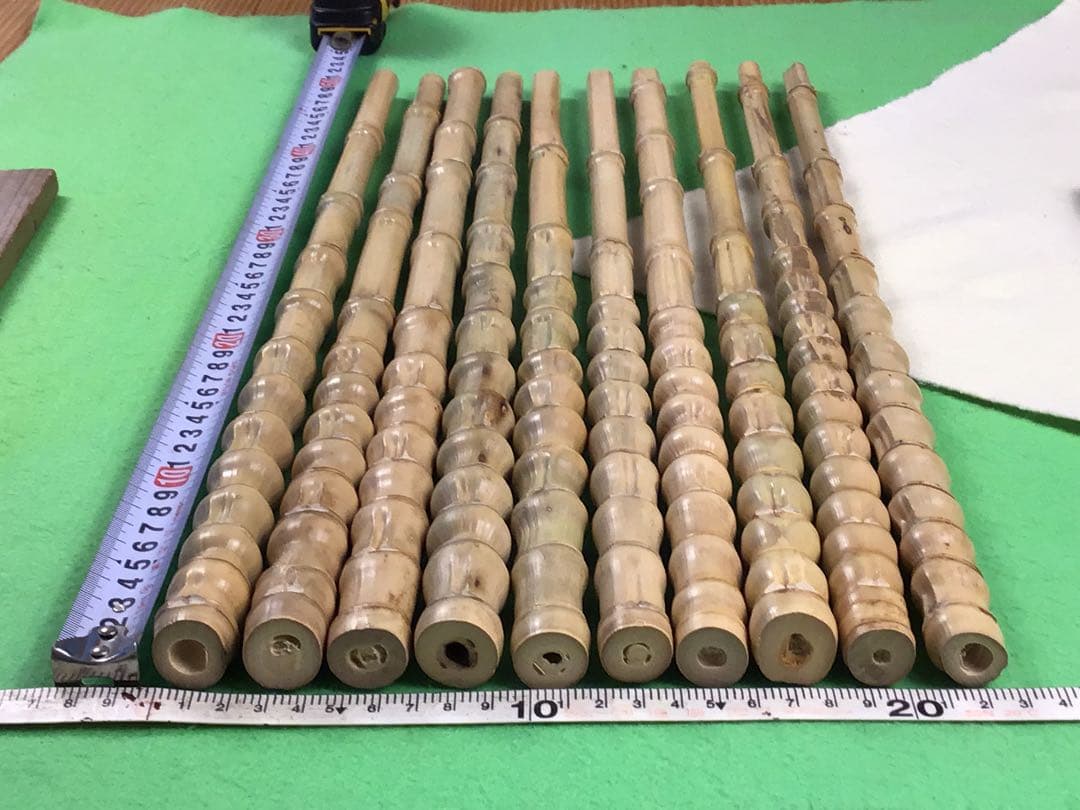 釣り具・その他グリップ用布袋竹「中太・長尺・芽取り済み」10本セット
