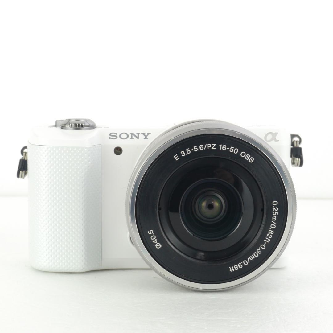 SONY α5000 白色 16-50mm パワーズームレンズ ミラーレス一眼