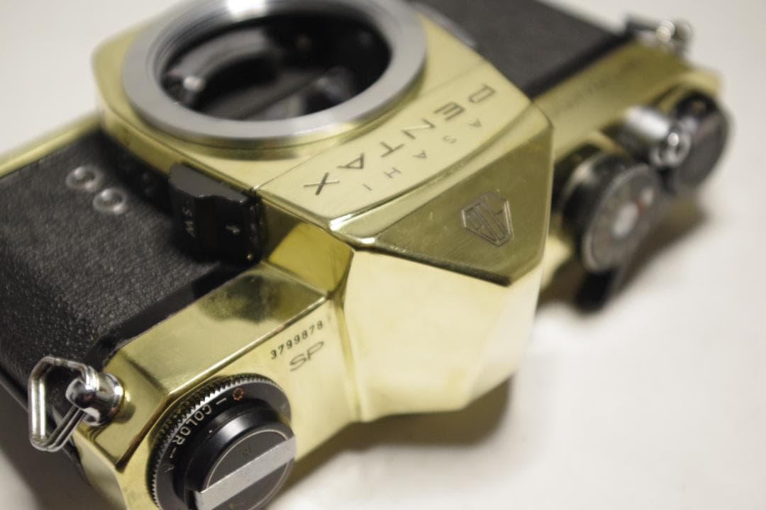 R71G　ASAHI PENTAX SP SPOTMATIC　真鍮ゴールド色
