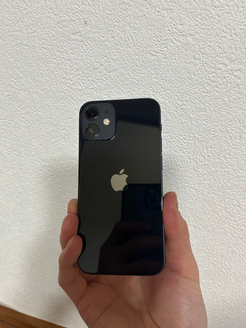 iPhone 12 mini128GB ブラック SIMフリー中古新品バッテリー