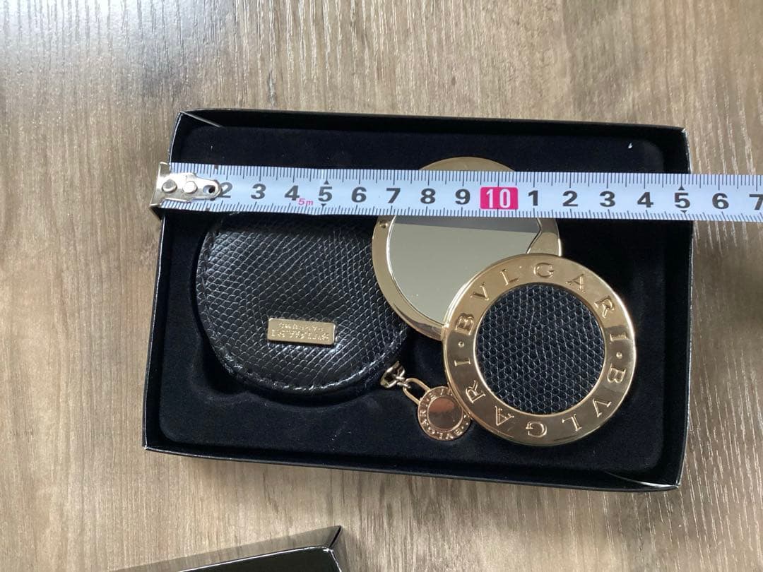 bvlgari ノベルティ　ミラー　ポーチ　未使用