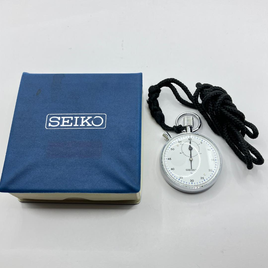 美品 SEIKO アナログストップウォッチ 88-5020 手巻き 機械式