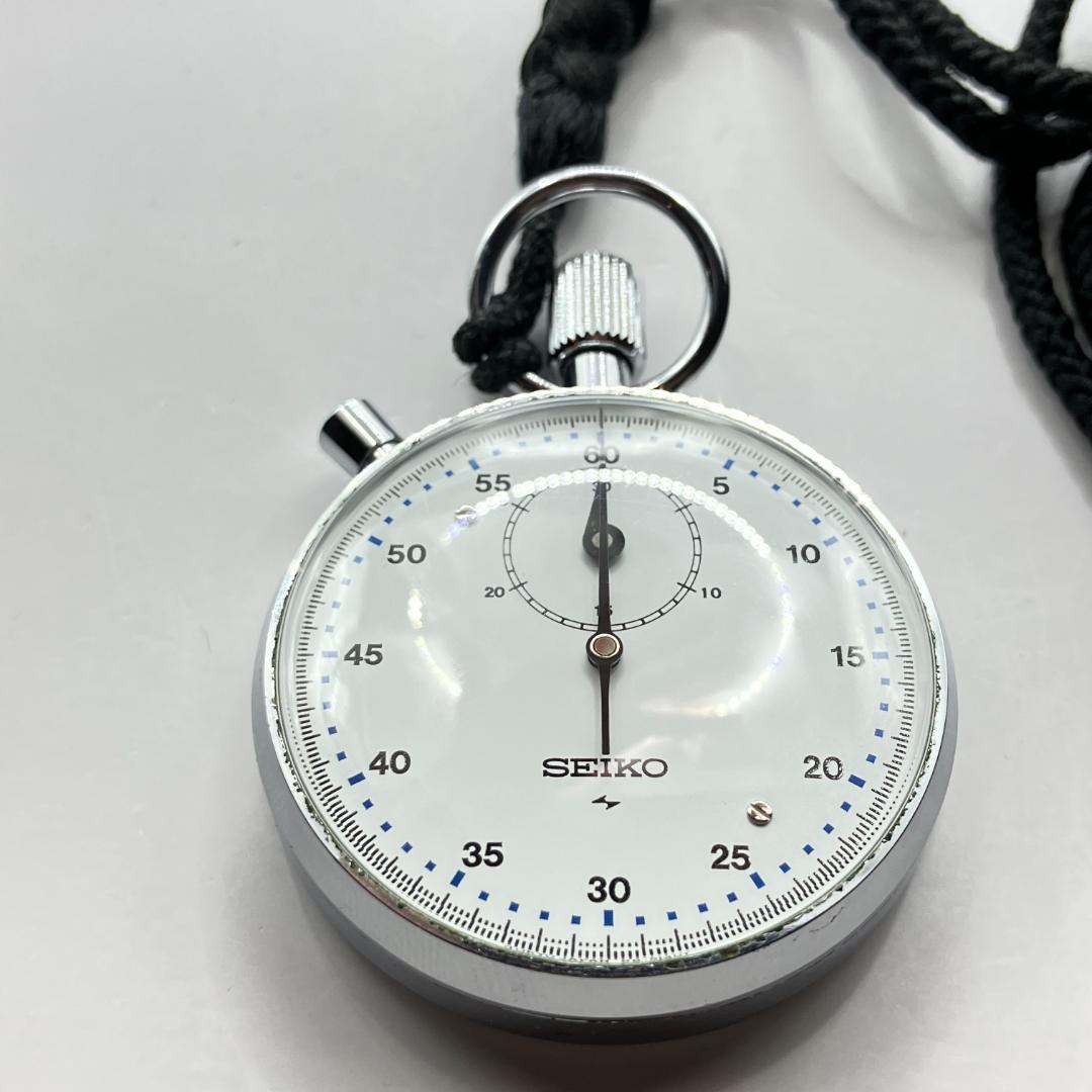美品 SEIKO アナログストップウォッチ 88-5020 手巻き 機械式