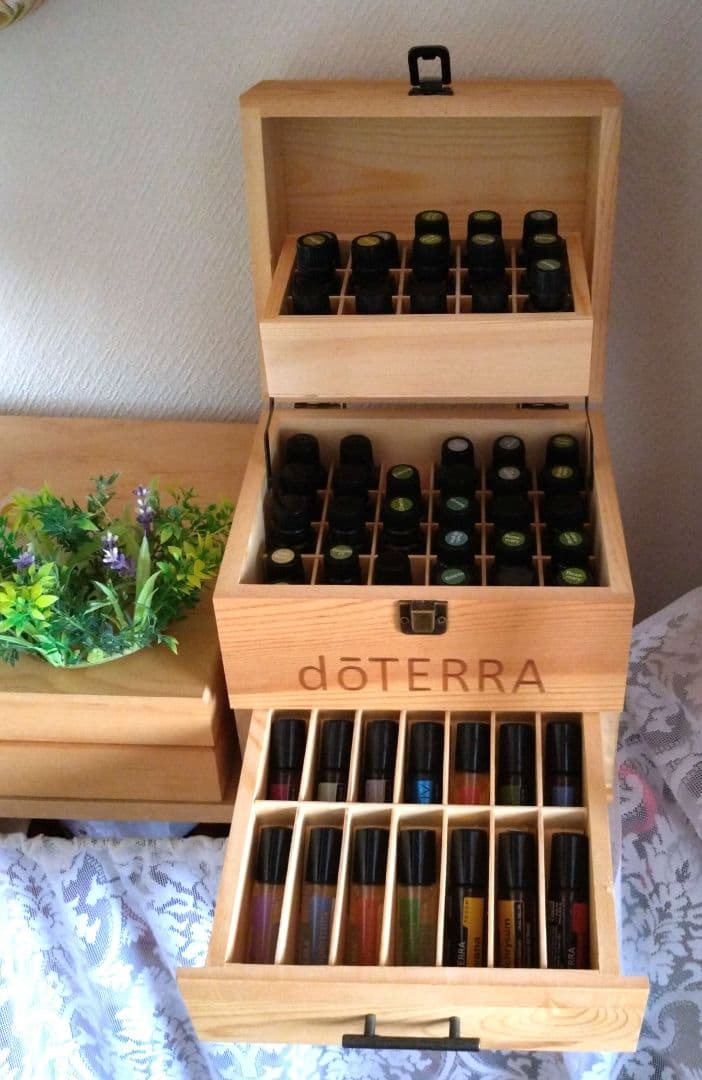 新品　doTERRA ウッドボックス 3段 木箱