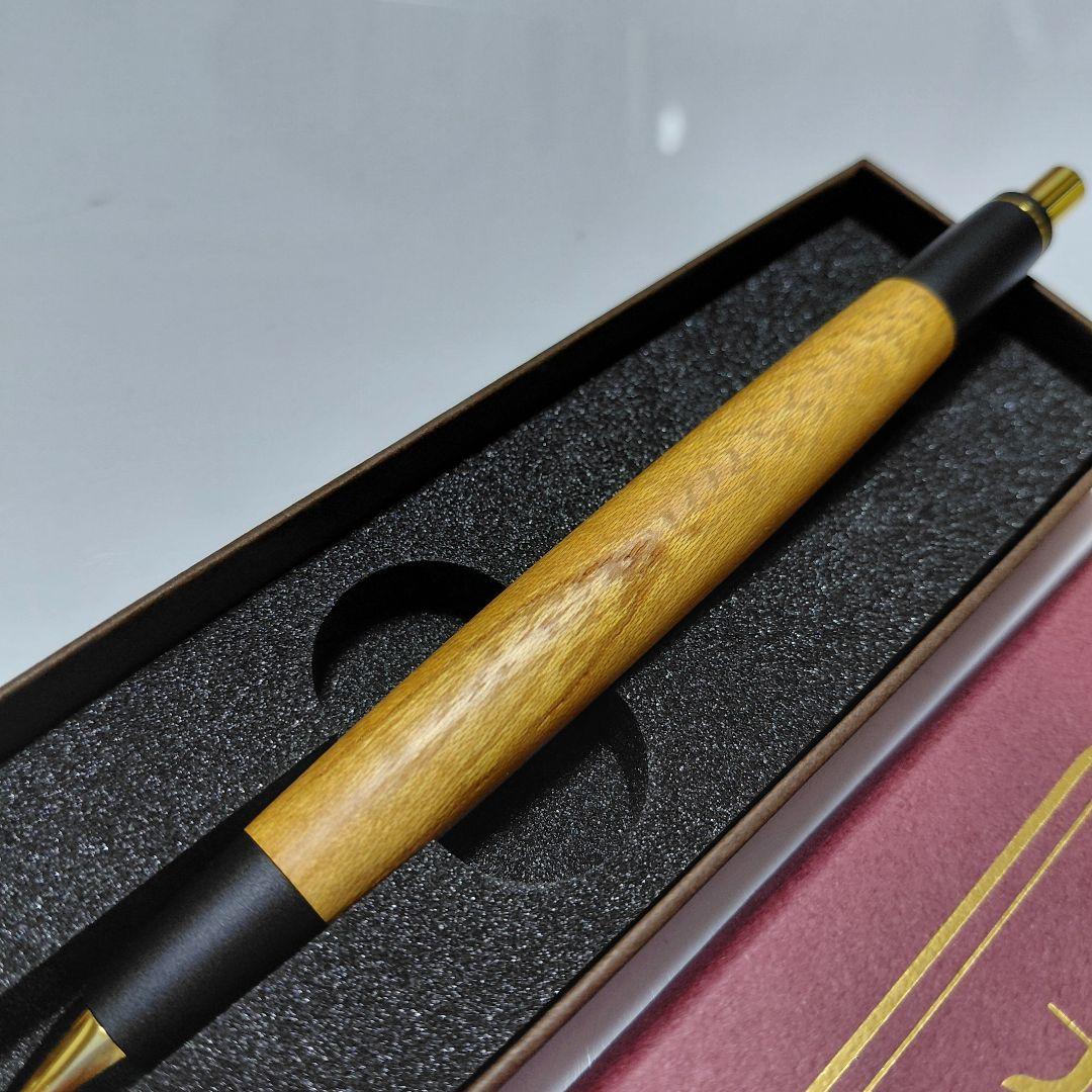 新名株式会社 新品未使用！ ボナンペン 欅 良杢 真鍮金具