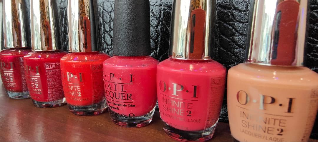 OPI ネイルカラー 6本セット レッド系
