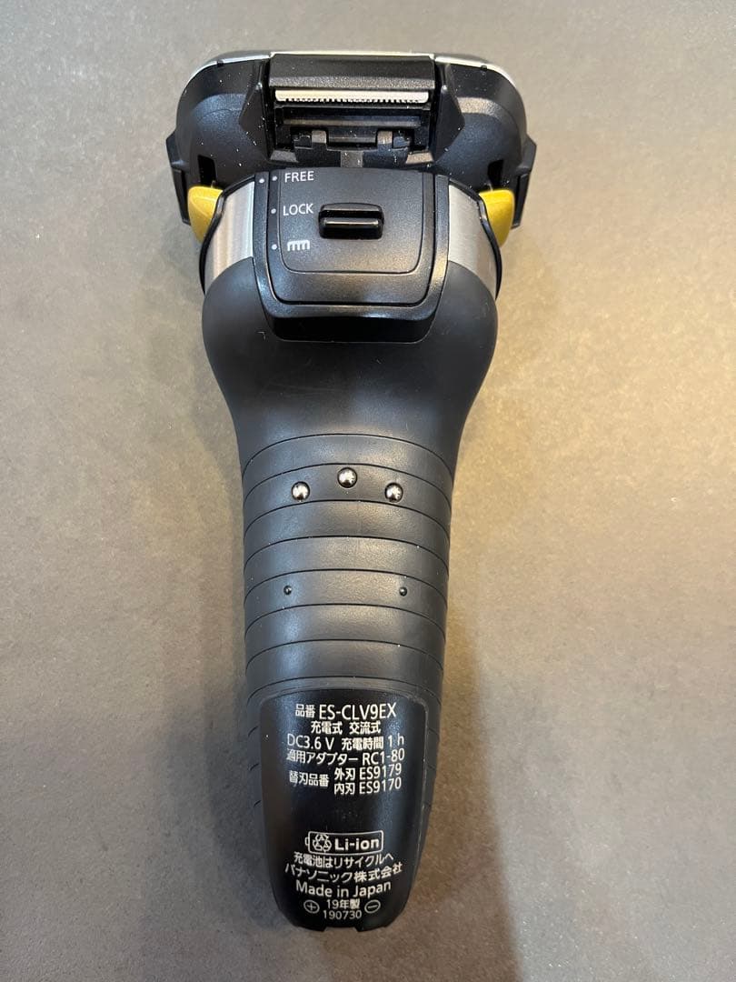 【美品】Panasonic ES-CLV9EX 5枚　全自動洗浄充電未使用