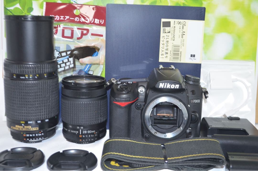 超望遠レンズ付き Nikon D7000 ダブルレンズ 美品 おまけ充実 ニコン