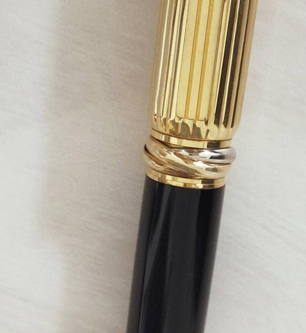 Cartier カルティエ パンテール ボールペン　ブラック　ゴールド　ケース付