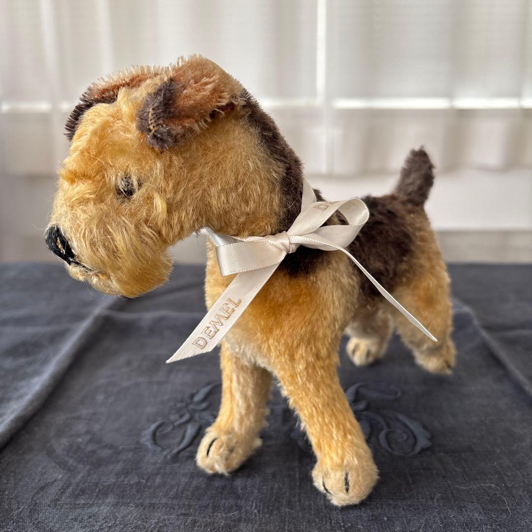 出品2/25まで！(コメント参照下さい) フランス　アンティーク　犬　ぬいぐるみ