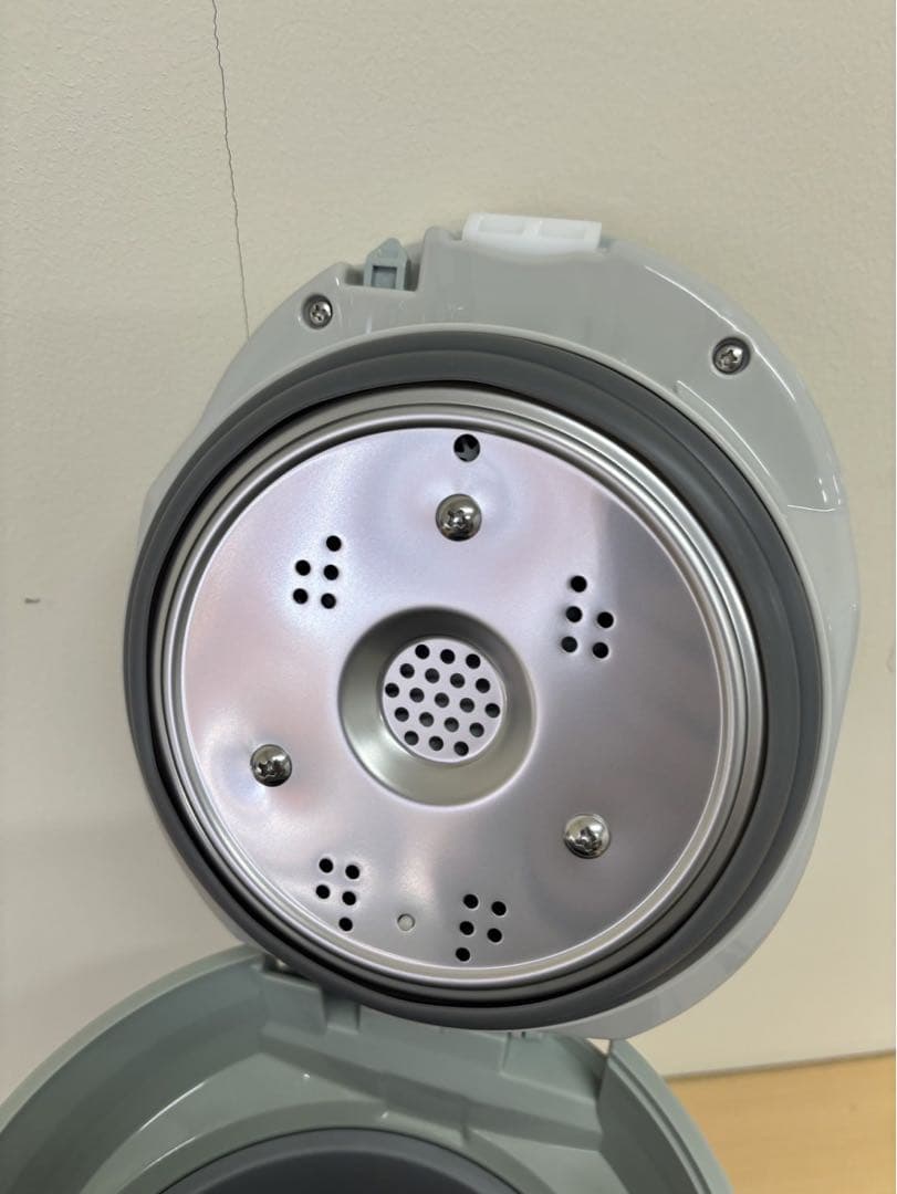 スチーム式加湿器 グレー 1.8L