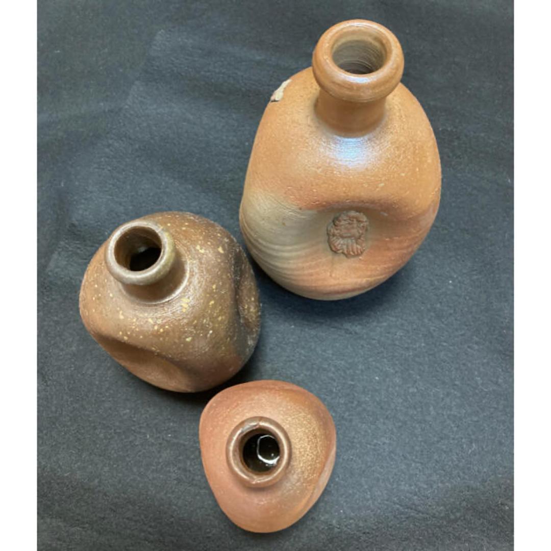 骨董品　壺　花瓶　布袋尊
