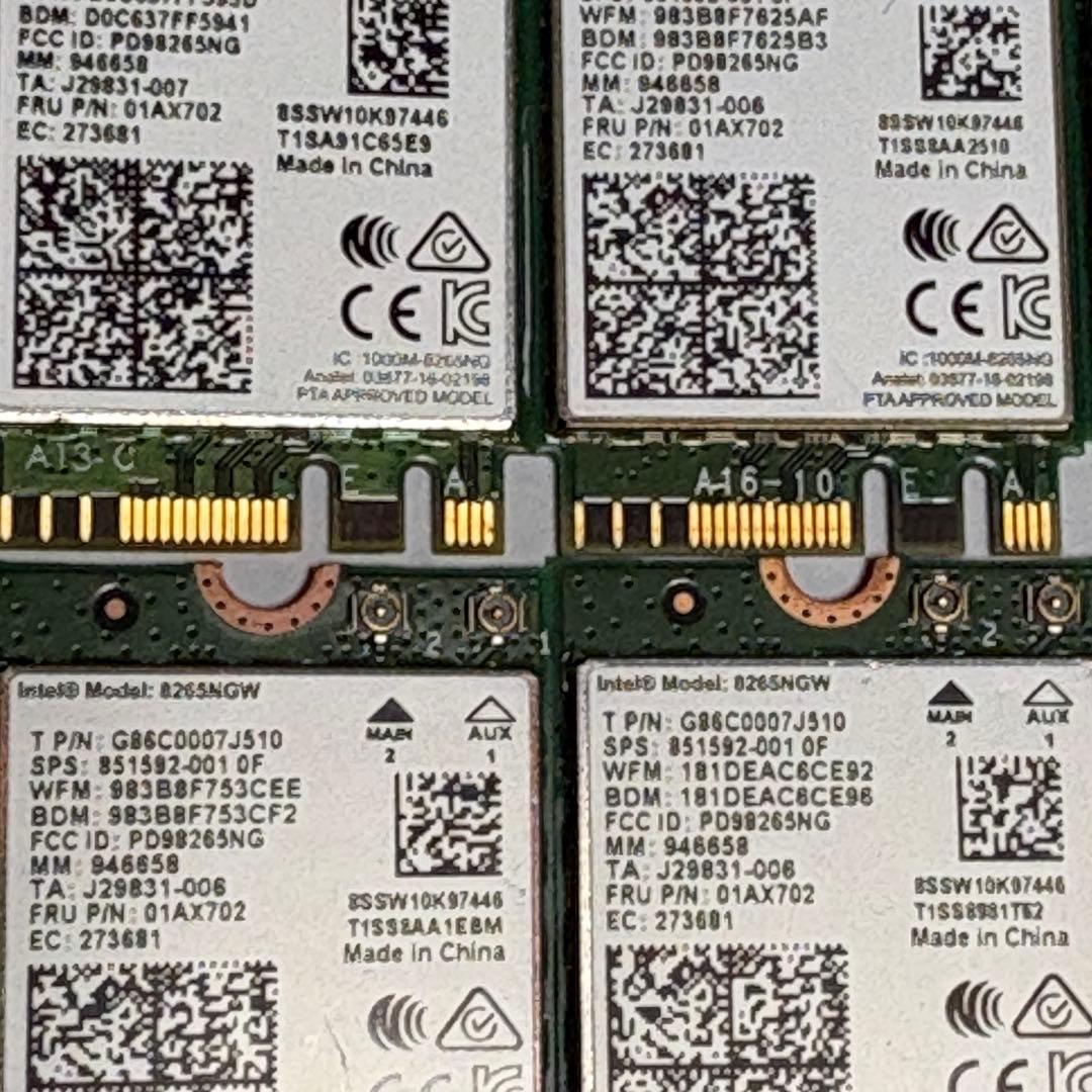 動作未確認 M.2 wifi カード 21枚 8260NGW 8265NGW