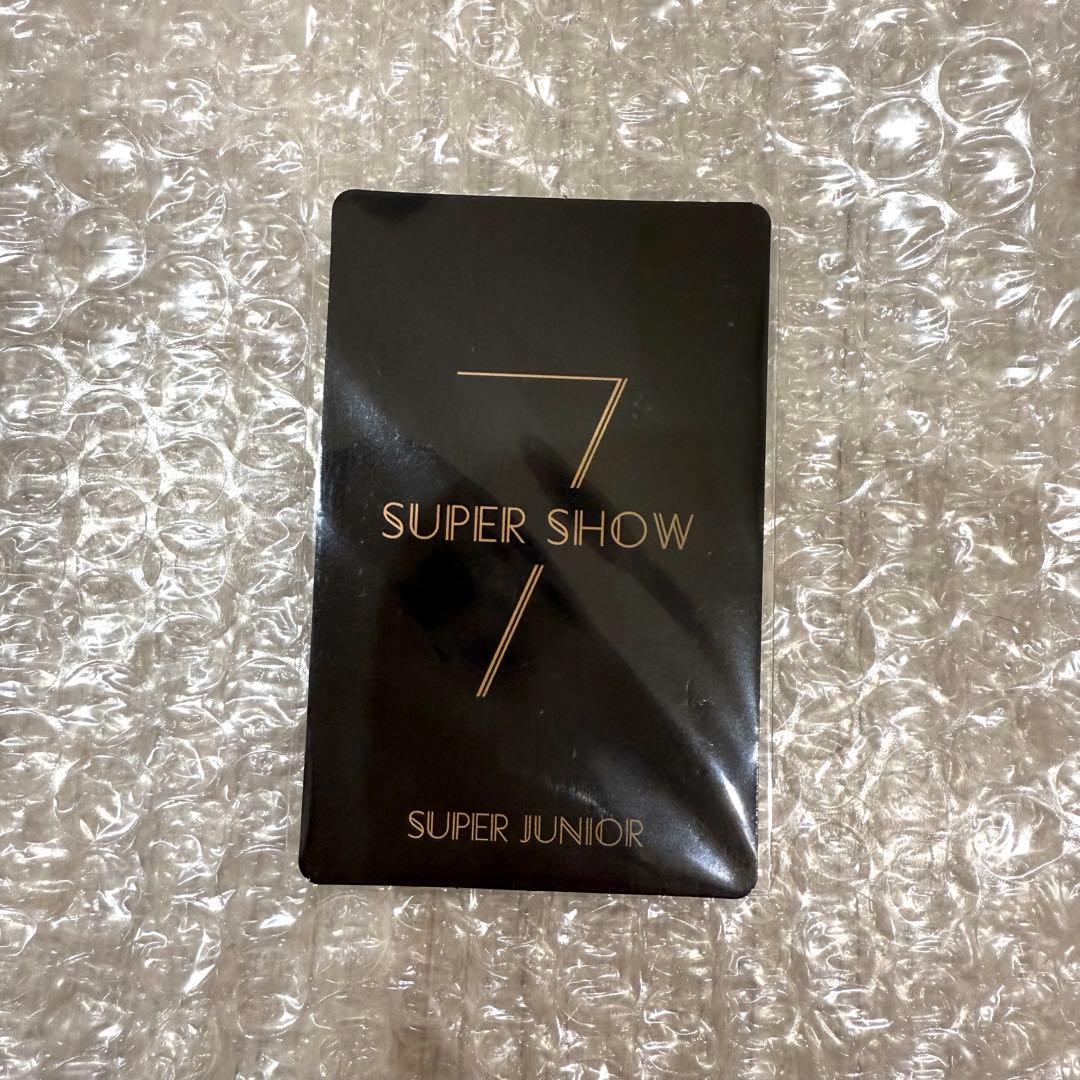 SUPER JUNIOR super show7 ソウル　ウニョク　トレカ