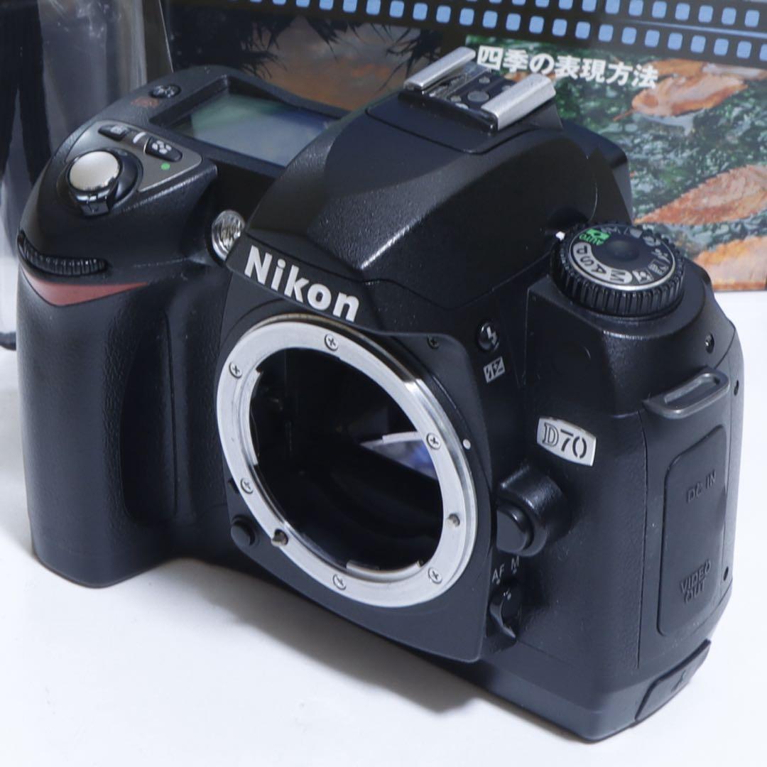 ★スマホに送れる一眼レフ★名機!★ Nikon D70セット♪cr