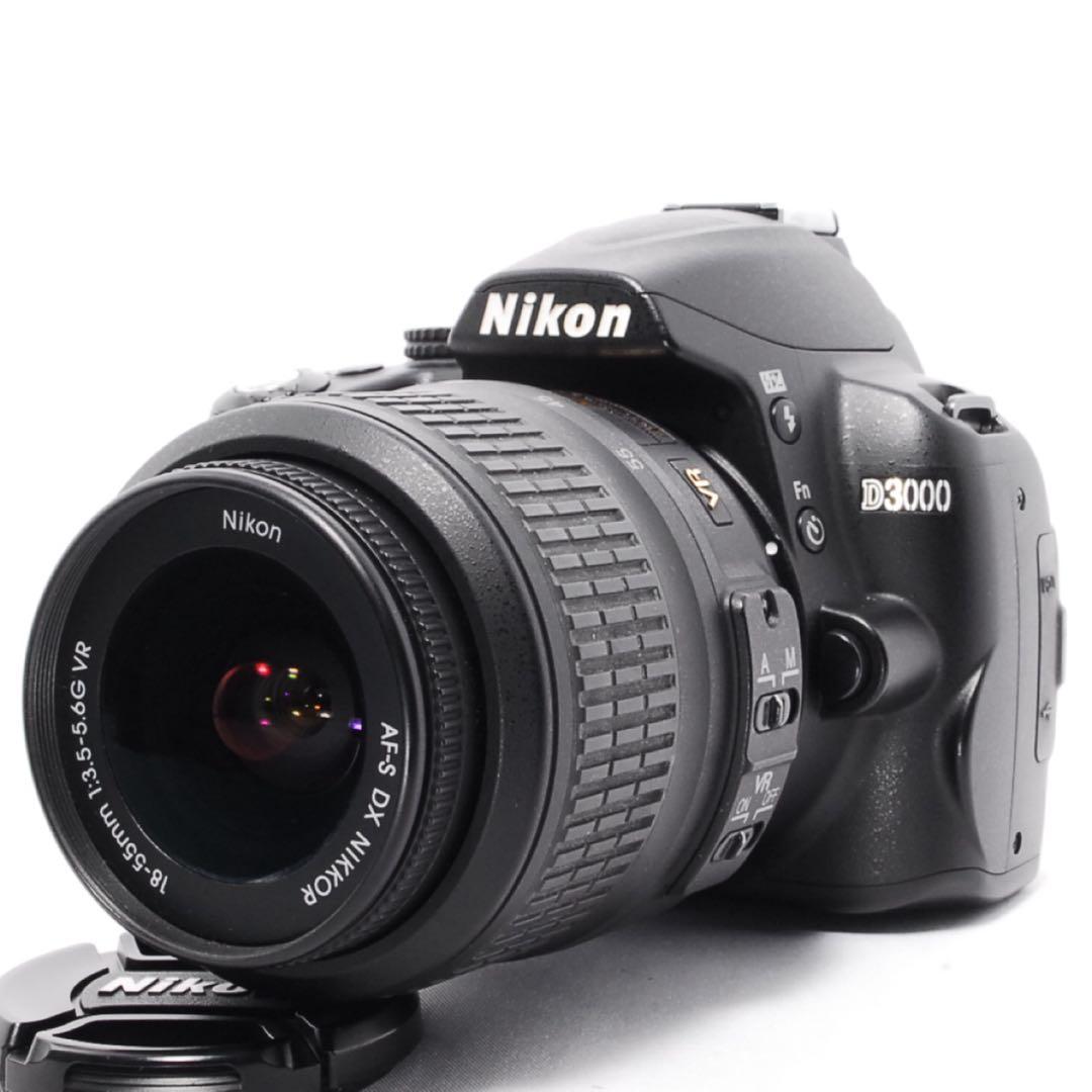 すぐ使える◆Nikon D3000◆一眼レフカメラ◆手ぶれ補正レンズ◆スマホ転送