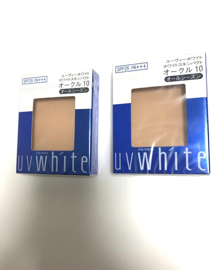 資生堂uv whiteパウダーファンデーション オークル10 2個