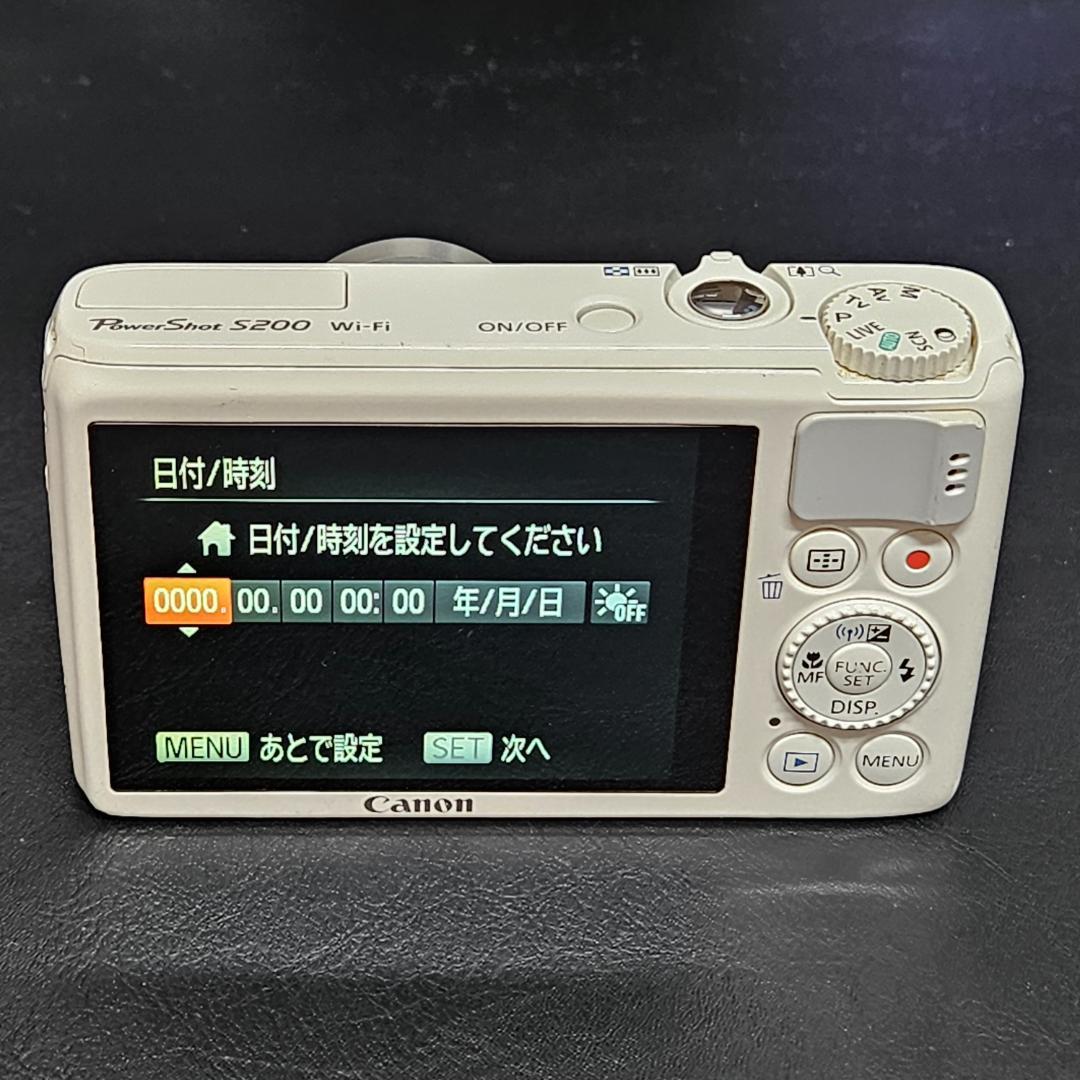 Canon Powershot S200 ホワイト 動作品