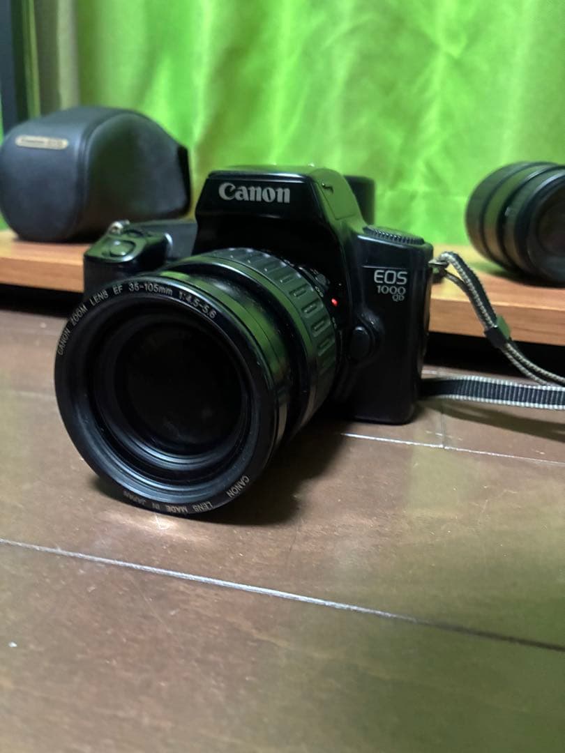 Canon EOS1000QD ダブルレンズセット 純正ケース付 ジャンク