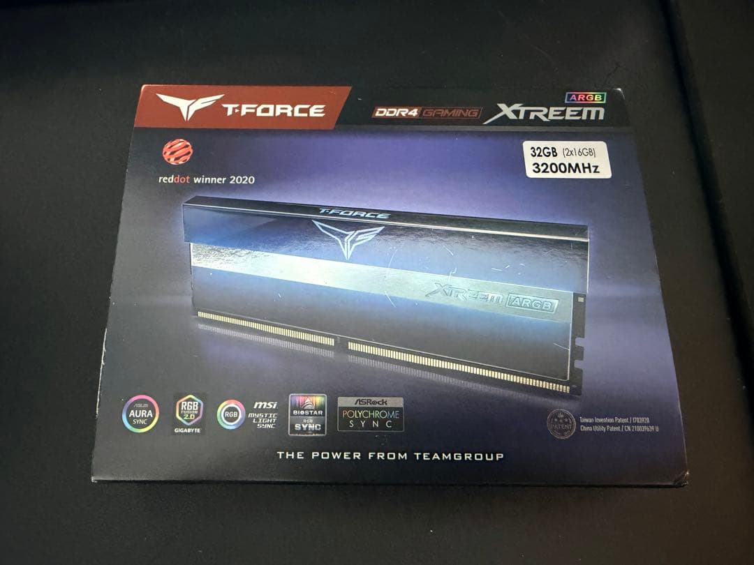 T-FORCE XTREEM 32GB（16GB×2）3200MHz